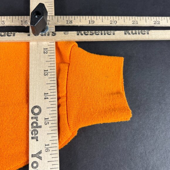 VTG 90s Tennessee Volunteers Sweatshirt Large Orange Faded Embroidered Crewneck - Picture 12 of 16